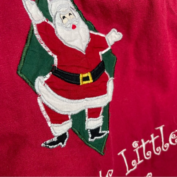 Santa's Helper apron set adult and child sizes Christmas Holiday mommy and me - Picture 3 of 9